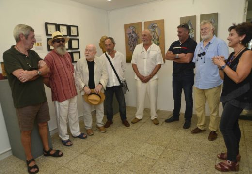 A Exposición “Mestura” exhibe a obra de cinco artistas na galería O Faiado